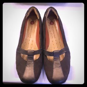 Brown/Bronze Clarks Unstructured shoes, 8W